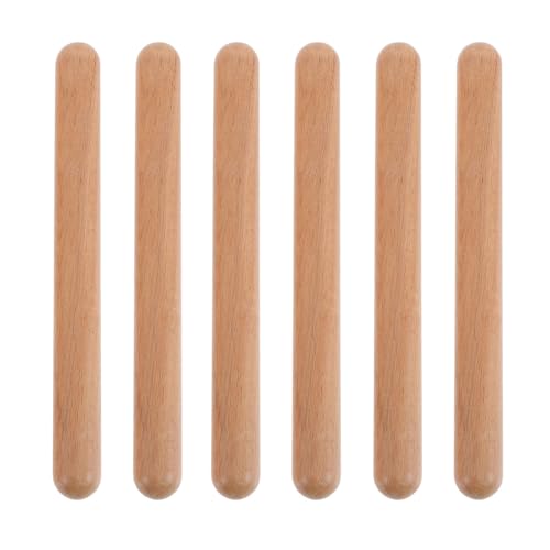 TOYANDONA 3Paare Claves Rhythmus Sticks für Schlaginstrument für Anfänger zur des Musikalischen Talents und Rhythmusgefühls TOYANDONA 3Paare Claves Rhythmus Sticks für Schlaginstrument für Anfänger zur des Musikalischen Talents und Rhythmusgefühls von TOYANDONA