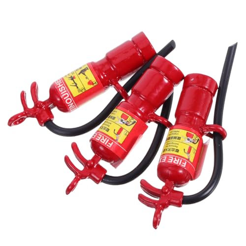 TOYANDONA 3St Feuerlöscher-Modell große Mülltonne außen Deckenleuchter Kleidung Mini -Lampe Zu bastelzeug Miniatures feuerwerck Werkzeug puppenhaus Mini-Dinge Fotografie-Requisiten Eisen rot TOYANDONA 3St Feuerlöscher-Modell große Mülltonne außen Deckenleuchter Kleidung Mini -Lampe Zu bastelzeug Miniatures feuerwerck Werkzeug puppenhaus Mini-Dinge Fotografie-Requisiten Eisen rot von TOYANDONA