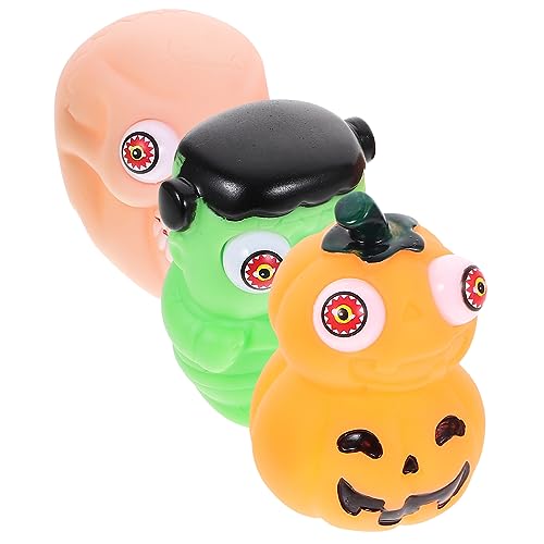 TOYANDONA 3St Halloween Halloween Toys dekompressions Endless Fun Toy Funny Toys Halloween-Druckentlastungsgeschenke dehnbares für Halloween PVC von TOYANDONA