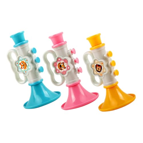 TOYANDONA Interaktives Musikspielzeug 3-teilig Trompetenspielzeug für Jungen und Mädchen Leuchtende Hörner für Die Früherziehung Aus Kunststoff für Anhaltendes Spielen TOYANDONA Interaktives Musikspielzeug 3-teilig Trompetenspielzeug für Jungen und Mädchen Leuchtende Hörner für Die Früherziehung Aus Kunststoff für Anhaltendes Spielen von TOYANDONA