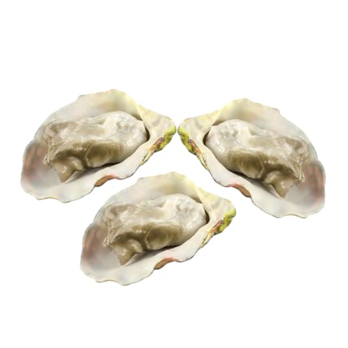 TOYANDONA 3St Oyster-Modell Kaurimuscheln Fisch Krabbe Muscheln zum Basteln Faux fauke essstã¤bchen verkleidung yumyumm Stellen Sie Sich vor, zu gefälschtes Essen PVC TOYANDONA 3St Oyster-Modell Kaurimuscheln Fisch Krabbe Muscheln zum Basteln Faux fauke essstã¤bchen verkleidung yumyumm Stellen Sie Sich vor, zu gefälschtes Essen PVC von TOYANDONA