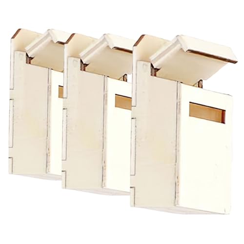 TOYANDONA 3St Puppenhaus Briefkasten Mini-Mailbox-Modell Briefkastenhandwerk holzspielzeug Schreibtisch Dekoration Mini-Briefkasten- Mini-Briefkasten aus Holz Miniatur hölzern Beige TOYANDONA 3St Puppenhaus Briefkasten Mini-Mailbox-Modell Briefkastenhandwerk holzspielzeug Schreibtisch Dekoration Mini-Briefkasten- Mini-Briefkasten aus Holz Miniatur hölzern Beige von TOYANDONA