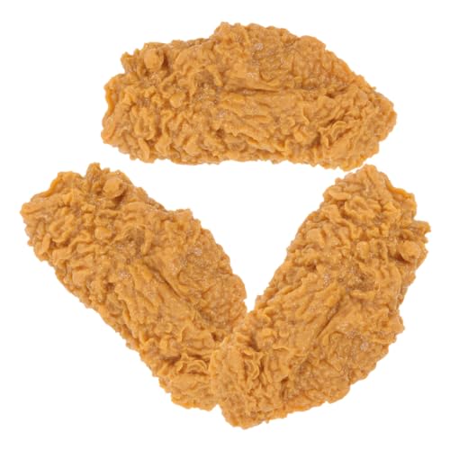 TOYANDONA 3St Simulierte Hühnerflügel falsches Huhn Futterspender heißes Huhn Essen Modelle verschleißfestes Bratgut künstliches Lebensmittelmodell Lagerbedarf künstliche Hühnerflügel PVC TOYANDONA 3St Simulierte Hühnerflügel falsches Huhn Futterspender heißes Huhn Essen Modelle verschleißfestes Bratgut künstliches Lebensmittelmodell Lagerbedarf künstliche Hühnerflügel PVC von TOYANDONA