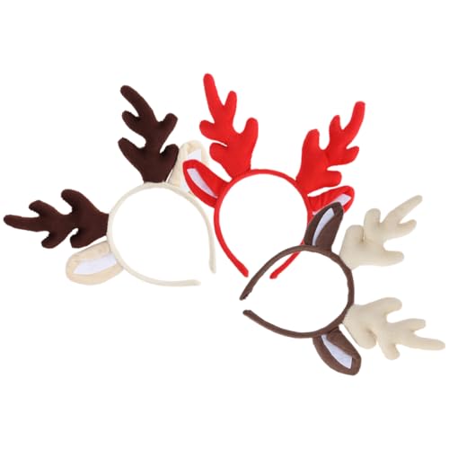 TOYANDONA 3St Weihnachtsgeweih Stirnband Rehkopf Rentiergeweih weihnachtsparty accessoires weihnachtsassesoires Weihnachtskopfbedeckungen Geweih-Stirnbänder für Rollenspiele Plastik TOYANDONA 3St Weihnachtsgeweih Stirnband Rehkopf Rentiergeweih weihnachtsparty accessoires weihnachtsassesoires Weihnachtskopfbedeckungen Geweih-Stirnbänder für Rollenspiele Plastik von TOYANDONA