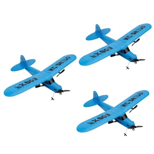 TOYANDONA 3St Zweiwege-Flugzeugmodell Kinderspielzeug Modelle Modellflugzeug Flugzeugmodell mit festen Flügeln Fernbedienung reparierter Flügel ferngesteuertes Flugzeug Segelflugzeug von TOYANDONA