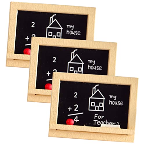 TOYANDONA 3St dekorative Minitafel dekoratives dekorative Fälschung Miniaturpuppen für kinderspielzeug Toy verschleißfeste Puppentafel entzückende Puppentafel Holz TOYANDONA 3St dekorative Minitafel dekoratives dekorative Fälschung Miniaturpuppen für kinderspielzeug Toy verschleißfeste Puppentafel entzückende Puppentafel Holz von TOYANDONA