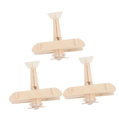 TOYANDONA 3Stücke DIY Holzflugzeug Modellspielzeug Teiliges Bausatz für Kreative Bastelaktivität Handkoordination und des Wissens Jungen und Ab TOYANDONA 3Stücke DIY Holzflugzeug Modellspielzeug Teiliges Bausatz für Kreative Bastelaktivität Handkoordination und des Wissens Jungen und Ab von TOYANDONA