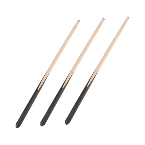 TOYANDONA 3Stücke Mini Billard Stick für Teiliges zum Leicht und Tragbar Speziell Entworfen für Kleine Hände für Familienspiele und Pooltraining von TOYANDONA