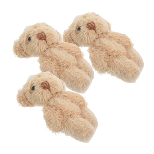 TOYANDONA 3Stücke Mini Plüschbären Dekorative Figuren für Puppenhaus und Mikro Landschaften Stabile und Langlebige für Kreative Bastelprojekte und Deko TOYANDONA 3Stücke Mini Plüschbären Dekorative Figuren für Puppenhaus und Mikro Landschaften Stabile und Langlebige für Kreative Bastelprojekte und Deko von TOYANDONA