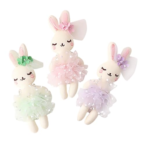TOYANDONA 3Stücke Plüschkaninchen Weiche Stofftier Hasenpuppe Pastellfarben Ostern Dekoration für Kuschelfreund TOYANDONA 3Stücke Plüschkaninchen Weiche Stofftier Hasenpuppe Pastellfarben Ostern Dekoration für Kuschelfreund von TOYANDONA