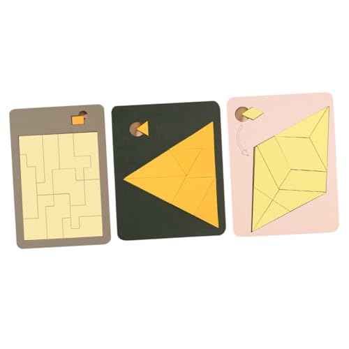 TOYANDONA 3Stücke Teiliges Holz Puzzle für Kleinkinder Pädagogisches Lernspielzeug Kreativität und Problemlösungsfähigkeiten für Jungen und Mädchen Ab Jahr TOYANDONA 3Stücke Teiliges Holz Puzzle für Kleinkinder Pädagogisches Lernspielzeug Kreativität und Problemlösungsfähigkeiten für Jungen und Mädchen Ab Jahr von TOYANDONA