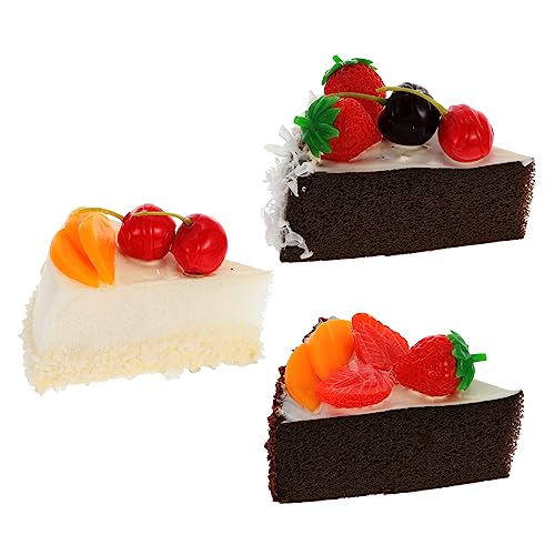 TOYANDONA 3Stücke Teiliges Künstliche Kuchen Dekorationen aus PU Lebensechte Fotorequisiten für Kreative Bilder und Unterrichtsmaterialien Köstlichen Designs TOYANDONA 3Stücke Teiliges Künstliche Kuchen Dekorationen aus PU Lebensechte Fotorequisiten für Kreative Bilder und Unterrichtsmaterialien Köstlichen Designs von TOYANDONA