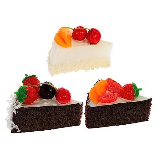 TOYANDONA 3Stücke Teiliges Simulationskuchen Modelle aus PU Realistische Kuchendekoration für Fotografie Heimdekoration und Bäckerei Präsentation mit Lebensechtem Design TOYANDONA 3Stücke Teiliges Simulationskuchen Modelle aus PU Realistische Kuchendekoration für Fotografie Heimdekoration und Bäckerei Präsentation mit Lebensechtem Design von TOYANDONA