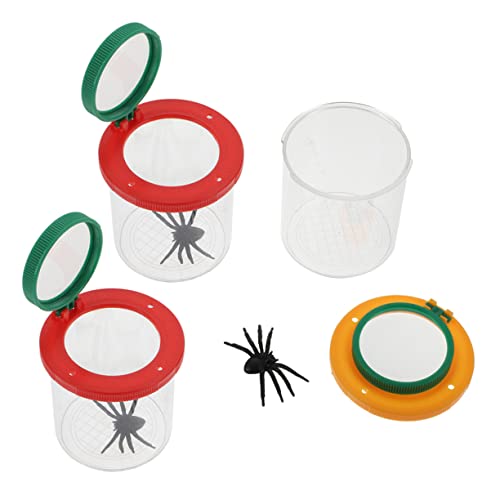 TOYANDONA 3er-Box Lupenzylinder Zuschauer Kindernetz Vogelnetz Fallen Vergrößerungsbehälter Käfig Lebensraum Viewer Für Einfügen Bausatz Catcher-kit Lebewesen Abs TOYANDONA 3er-Box Lupenzylinder Zuschauer Kindernetz Vogelnetz Fallen Vergrößerungsbehälter Käfig Lebensraum Viewer Für Einfügen Bausatz Catcher-kit Lebewesen Abs von TOYANDONA