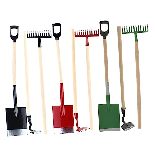 TOYANDONA 3er Set Miniatur Gartenwerkzeuge Miniatur Rake Schaufel & Zubehör Für Puppenhäuser Perfekte Deko Für Gartenliebhaber 9 Teilig TOYANDONA 3er Set Miniatur Gartenwerkzeuge Miniatur Rake Schaufel & Zubehör Für Puppenhäuser Perfekte Deko Für Gartenliebhaber 9 Teilig von TOYANDONA