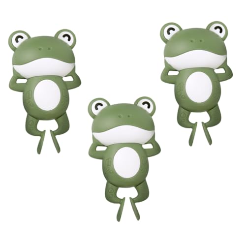 TOYANDONA 3st Aufziehbarer Frosch Kinderspielzeug Schwimmbadspielzeug Strandspielzeug Für Kinder Badewanne Tierspielzeug Badespielzeug Aufziehen Schwimmendes Spielzeug Plastik Green TOYANDONA 3st Aufziehbarer Frosch Kinderspielzeug Schwimmbadspielzeug Strandspielzeug Für Kinder Badewanne Tierspielzeug Badespielzeug Aufziehen Schwimmendes Spielzeug Plastik Green von TOYANDONA
