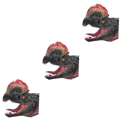 TOYANDONA 3st Dinosaurier-handpuppe Tierkopf Spielzeug Kind von TOYANDONA