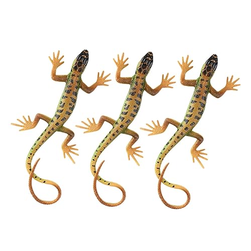 TOYANDONA 3st Gecko-Figuren Simulation Von Tierfiguren Lebendige Tierfigur Eidechsenskulptur Eidechsenmodelle Eidechsenfigur Lebensechte Realistisches Reptil Plastik TOYANDONA 3st Gecko-Figuren Simulation Von Tierfiguren Lebendige Tierfigur Eidechsenskulptur Eidechsenmodelle Eidechsenfigur Lebensechte Realistisches Reptil Plastik von TOYANDONA