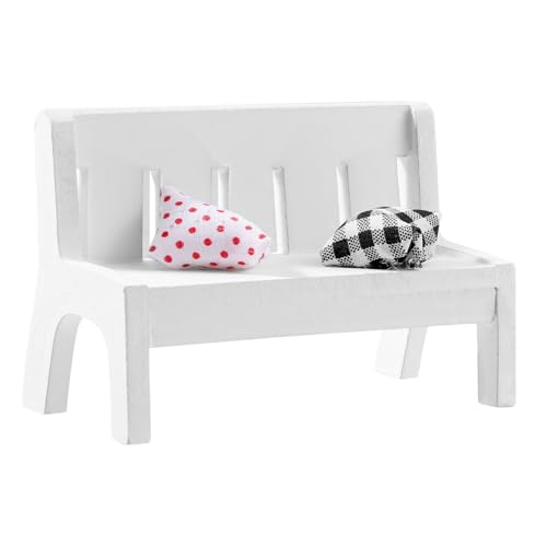 TOYANDONA 3st Handgefertigte Holzbank Puppenbank Wohnzimmermöbel Chaiselongue Spielzeugbank Parkbank Kleiner Stuhl Für Schreibtisch Winzige Wohnmöbel Mini-Stuhl Heimdekoration Bambus Weiß TOYANDONA 3st Handgefertigte Holzbank Puppenbank Wohnzimmermöbel Chaiselongue Spielzeugbank Parkbank Kleiner Stuhl Für Schreibtisch Winzige Wohnmöbel Mini-Stuhl Heimdekoration Bambus Weiß von TOYANDONA
