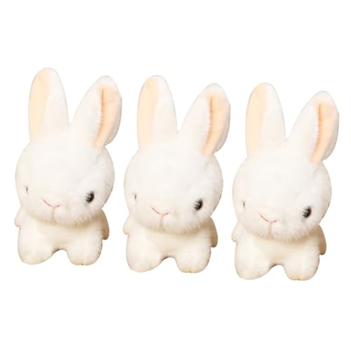 TOYANDONA 3st Kaninchen-anhänger Osterhase Aus Plüsch Mini- Kinderspielzeug Für Mädchen Ausgestopft Mini-Puppen Kuscheltiere Für Mädchen Weiß Pp Baumwolle Plüschtier Taschen TOYANDONA 3st Kaninchen-anhänger Osterhase Aus Plüsch Mini- Kinderspielzeug Für Mädchen Ausgestopft Mini-Puppen Kuscheltiere Für Mädchen Weiß Pp Baumwolle Plüschtier Taschen von TOYANDONA