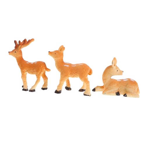 TOYANDONA 3st Mikrolandschaftstiere Wild Lebende Figuren Geweih-Cupcake-Topper Tierfiguren Zum Sammeln Hirsch-skulptur Mini-hirschfiguren Elch Figur Rehbraune Figur Tierstatue Harz Orange TOYANDONA 3st Mikrolandschaftstiere Wild Lebende Figuren Geweih-Cupcake-Topper Tierfiguren Zum Sammeln Hirsch-skulptur Mini-hirschfiguren Elch Figur Rehbraune Figur Tierstatue Harz Orange von TOYANDONA