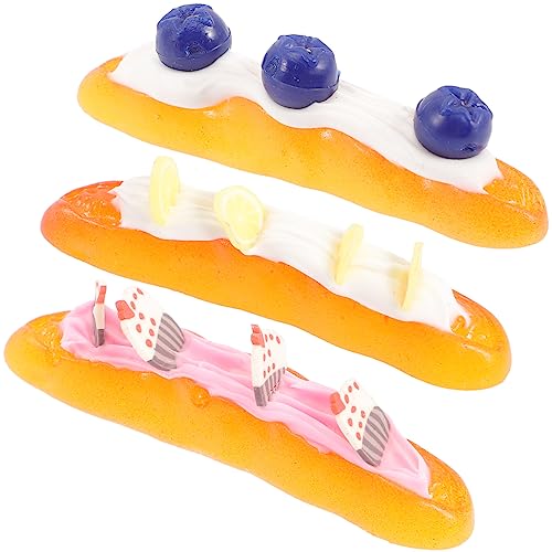 TOYANDONA 3st Modell Butterbrot Essen Für Die Küche Spielküchenzubehör Probieren Lebensmittel Für Die Spielküche Fake-Food-Foto-Requisite Harz TOYANDONA 3st Modell Butterbrot Essen Für Die Küche Spielküchenzubehör Probieren Lebensmittel Für Die Spielküche Fake-Food-Foto-Requisite Harz von TOYANDONA