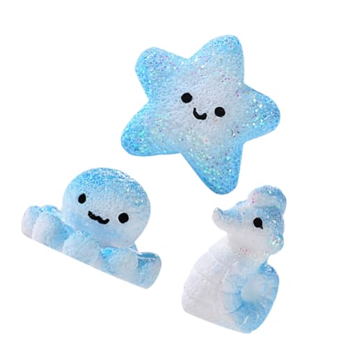 TOYANDONA Miniatur-oktopus-Seepferdchen-Set Aquarium-Dekoration Meerestiere Figuren für Ornamente Party- TOYANDONA Miniatur-oktopus-Seepferdchen-Set Aquarium-Dekoration Meerestiere Figuren für Ornamente Party- von TOYANDONA