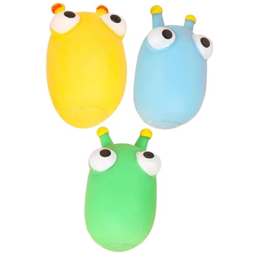 TOYANDONA 3st Prise Musik Stressspielzeug Sensorischer Wurm Sensorisches Wurm-Fidget- Zappelspielzeug Für Kleinkinder Kohlwurm Kleinkindspielzeug Quetschspielzeug von TOYANDONA