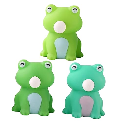 TOYANDONA 3st Prise Musik Tierisches Stressspielzeug Quetschfrosch Partygeschenke Lustiges Dekompressionsspielzeug Dehnbares Zum Entspannen Frosch-reliefspielzeug TOYANDONA 3st Prise Musik Tierisches Stressspielzeug Quetschfrosch Partygeschenke Lustiges Dekompressionsspielzeug Dehnbares Zum Entspannen Frosch-reliefspielzeug von TOYANDONA