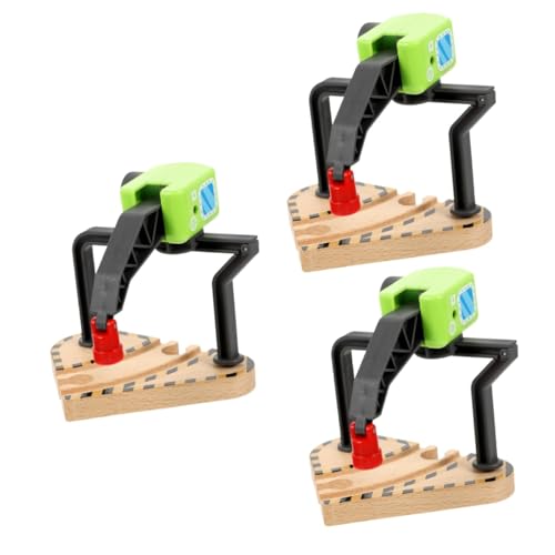 TOYANDONA 3st Schienenkranzubehör Kranmaschinenmodell Zubehör Für Spielzeugeisenbahnen Kranwagen Spielzeug Kranmodell Selber Bauen Stamm Spielzeug Modelle Kompatibel Der Zug Holz TOYANDONA 3st Schienenkranzubehör Kranmaschinenmodell Zubehör Für Spielzeugeisenbahnen Kranwagen Spielzeug Kranmodell Selber Bauen Stamm Spielzeug Modelle Kompatibel Der Zug Holz von TOYANDONA