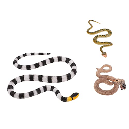TOYANDONA Sicheres Und Umweltfreundliches Schlangenspielzeug 3-teilige Simulationsschlangenmodelle Ideal Zum Spielen Für Kinder Partys Und Dekorationen TOYANDONA Sicheres Und Umweltfreundliches Schlangenspielzeug 3-teilige Simulationsschlangenmodelle Ideal Zum Spielen Für Kinder Partys Und Dekorationen von TOYANDONA