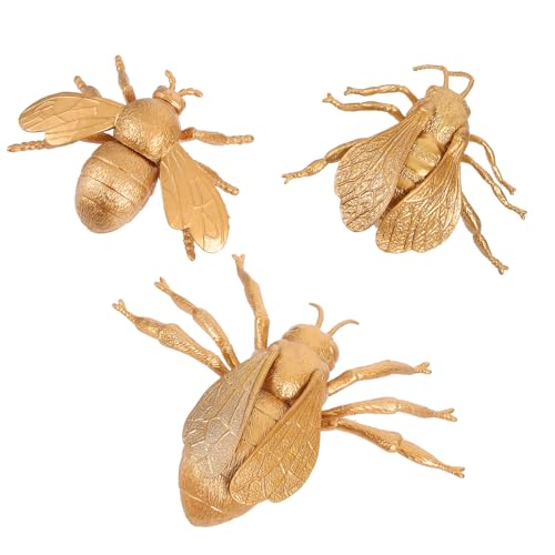 TOYANDONA 3st Simulierte Bienenschwimmer Lustige Figuren Simulierte Figuren Spielzeuginsekten Tiermodell Insektenfiguren Kinderaccessoire Tierfiguren Lehrreich PVC Golden TOYANDONA 3st Simulierte Bienenschwimmer Lustige Figuren Simulierte Figuren Spielzeuginsekten Tiermodell Insektenfiguren Kinderaccessoire Tierfiguren Lehrreich PVC Golden von TOYANDONA