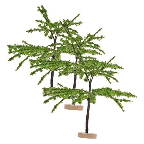 TOYANDONA 3st Simulierter Minibaum Architekturmodellbäume Miniaturbäume Zum Basteln Baummodell Grüne Landschaft Landschaftsmodell Gefälschte Bäume Baumschmuck Diorama-minibäume Zug Plastik von TOYANDONA
