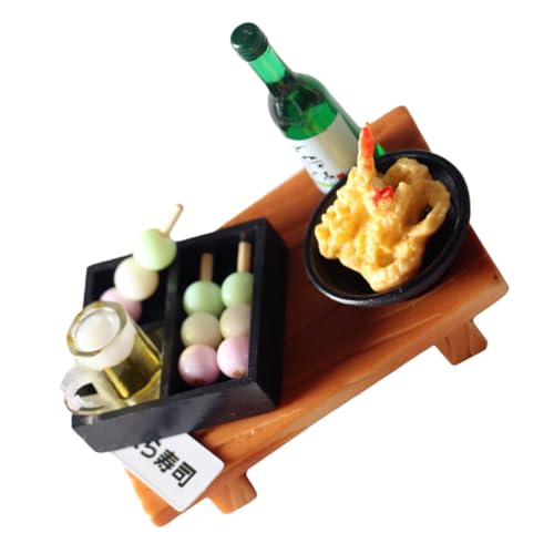 TOYANDONA 3st Tempura-bento Spielzeug Küche Dekoration Sushi Chinesisches Dekor Kleinkindspielzeug Essen Japanische Accessoires Spielzeuge Mini-Spielzeug Um Lebensmittel Mikroszene Harz von TOYANDONA