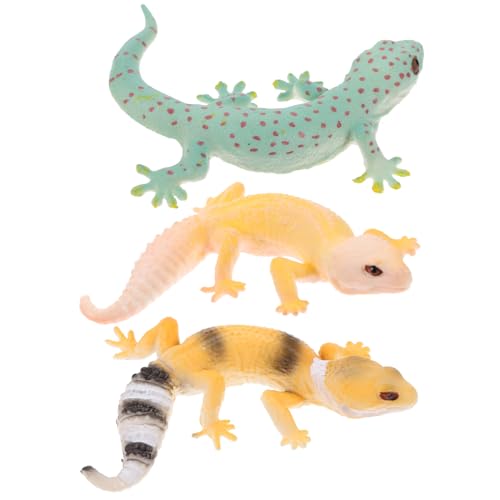 TOYANDONA 3st Tiermodell Simulation Gecko-Figur Simulations-Gecko Reptilienfiguren Tierfigur Gecko-Figuren Desktop-Gecko-Dekoration Gefälschter Gecko Reptilienverzierung Gecko-Modell Plastik TOYANDONA 3st Tiermodell Simulation Gecko-Figur Simulations-Gecko Reptilienfiguren Tierfigur Gecko-Figuren Desktop-Gecko-Dekoration Gefälschter Gecko Reptilienverzierung Gecko-Modell Plastik von TOYANDONA