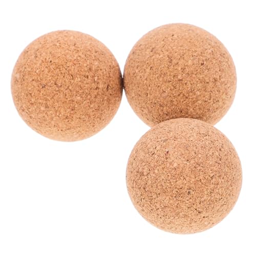 TOYANDONA 3st Tischfußball Tragbare Minibälle Kleine Ersatzbälle Kickertischteile Kleiner Korkfußball Holzfußball Für Den Haushalt Kicker Versorgung Verschleißfester Holzkicker Hölzern von TOYANDONA