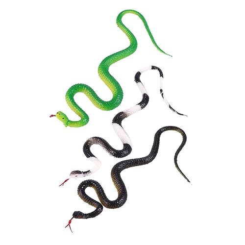 TOYANDONA 3st Weiche Spielzeugschlange Aus Gummi Schlangenmodell Simulation Von Tierfiguren Kleine Schlangenfiguren Realistische Schlangenfigur Desktop-schlangendekoration Weiches Gummi TOYANDONA 3st Weiche Spielzeugschlange Aus Gummi Schlangenmodell Simulation Von Tierfiguren Kleine Schlangenfiguren Realistische Schlangenfigur Desktop-schlangendekoration Weiches Gummi von TOYANDONA