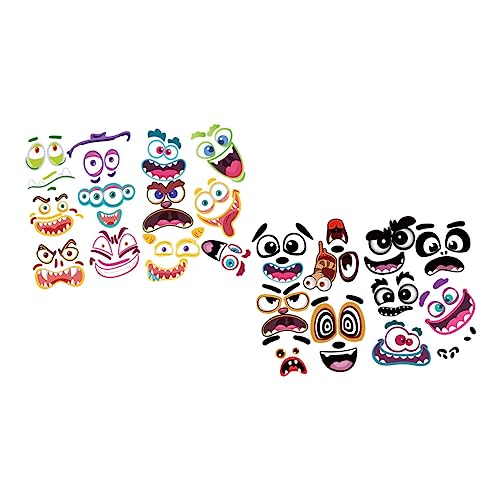 TOYANDONA 4 Blätter Aufkleber Dekorative Abziehbilder Festivalbedarf Partyzubehör Wandtattoo Aus Glas Wandtattoo Ornamente Lustiges Wandtattoo PVC von TOYANDONA