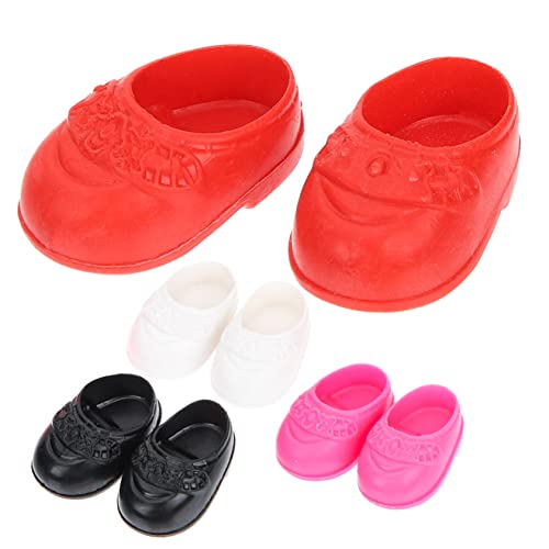 TOYANDONA 4 Flache Schuhe kinderspielzeug Puppen Outfit Puppenhauszubehör Meine Lebenspuppe dekorative Minischuhe Puppe Schuhe Plastik TOYANDONA 4 Flache Schuhe kinderspielzeug Puppen Outfit Puppenhauszubehör Meine Lebenspuppe dekorative Minischuhe Puppe Schuhe Plastik von TOYANDONA