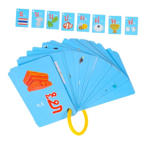 TOYANDONA 4 Boxen Thai Lernen Flash Cards Kinder Kleinkind Sicht Wort Sprechende Karten Für Das Studium von TOYANDONA