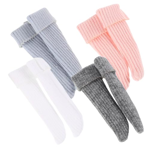 TOYANDONA 4 Paar Puppensocken Babyspielzeug Babypuppen Modeaccessoires Haarschmuck Für Kleinkinder Mädchen Babydoll Accessoires Modeschmuck Für Kleine Mädchen Puppenabsätze Süße TOYANDONA 4 Paar Puppensocken Babyspielzeug Babypuppen Modeaccessoires Haarschmuck Für Kleinkinder Mädchen Babydoll Accessoires Modeschmuck Für Kleine Mädchen Puppenabsätze Süße von TOYANDONA