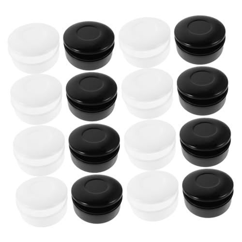 TOYANDONA 4 Paare Go Schach Aufbewahrungsbox Kunststoff Organizer Flache Runde Form Kompakt Tragbar Robustes Material Stilvoll für Go Spielsteine und Kleine Gegenstände Platzsparend von TOYANDONA