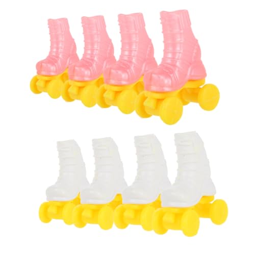 TOYANDONA 4 Paare Roller Skates Mini-Schlittschuhe für Puppe Puppenhauszubehör Rollschuhe für Puppendekoration Schlittschuh für DIY-Puppe Schlittschuhe für Puppendekoration Plastik TOYANDONA 4 Paare Roller Skates Mini-Schlittschuhe für Puppe Puppenhauszubehör Rollschuhe für Puppendekoration Schlittschuh für DIY-Puppe Schlittschuhe für Puppendekoration Plastik von TOYANDONA