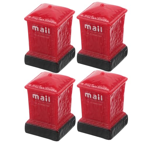 TOYANDONA 4 STK. Micro Landscape -e -Mail Mini-Mailbox-Modell Winzige Briefkastenornamente Mini Briefkasten Briefkasten Lustige Gartendeko Briefkastenverzierung Harz Rot TOYANDONA 4 STK. Micro Landscape -e -Mail Mini-Mailbox-Modell Winzige Briefkastenornamente Mini Briefkasten Briefkasten Lustige Gartendeko Briefkastenverzierung Harz Rot von TOYANDONA