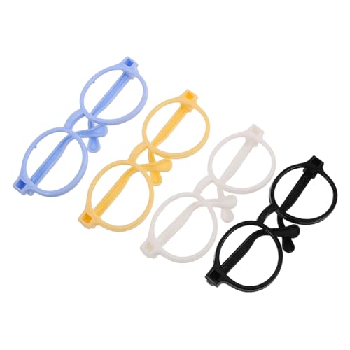 TOYANDONA Puppen-anziehzubehör 4er-Set Mini-brillenrahmen Stilvolle Brillen Für Jungen Und Mädchen Spielzeug TOYANDONA Puppen-anziehzubehör 4er-Set Mini-brillenrahmen Stilvolle Brillen Für Jungen Und Mädchen Spielzeug von TOYANDONA