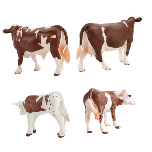 TOYANDONA 4 STÜCKE Teiliges Realistische Kuhspielzeug Modelle Edukatives Bauernhoftier Spielfigur für Tiererkennung und Kognitiven Entwicklung Geeignet für Jungen und Mädchen Ab Jahren TOYANDONA 4 STÜCKE Teiliges Realistische Kuhspielzeug Modelle Edukatives Bauernhoftier Spielfigur für Tiererkennung und Kognitiven Entwicklung Geeignet für Jungen und Mädchen Ab Jahren von TOYANDONA