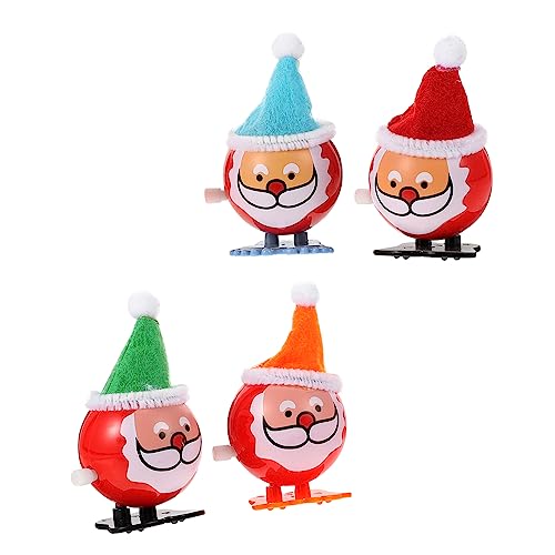 TOYANDONA 4 STÜCKE Weihnachtliches Aufziehspielzeug Bunte Spielzeuge für Partyspaß Sicher und Batteriefrei als und Weihnachtsdeko für Mädchen Jungen TOYANDONA 4 STÜCKE Weihnachtliches Aufziehspielzeug Bunte Spielzeuge für Partyspaß Sicher und Batteriefrei als und Weihnachtsdeko für Mädchen Jungen von TOYANDONA