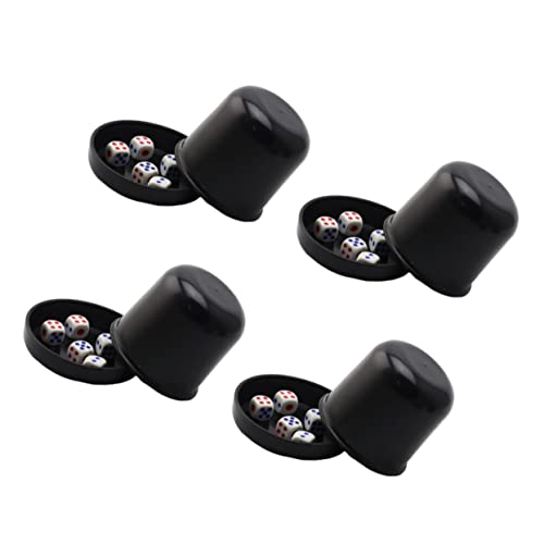 TOYANDONA Bar-würfelbecher-Set 4er-Pack Liars-würfelspiel Dicker Würfelbecher – Betrug Mit 5 Würfeln TOYANDONA Bar-würfelbecher-Set 4er-Pack Liars-würfelspiel Dicker Würfelbecher – Betrug Mit 5 Würfeln von TOYANDONA