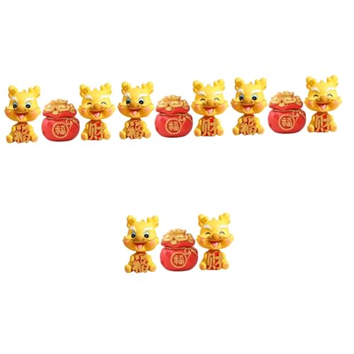 TOYANDONA 4 Sätze Figurine Wunderschöne Harz Dekoration Für Auto Und Niedliches Cartoon Design Für Neujahrspartys Und Bringt 3 Stück * 4 TOYANDONA 4 Sätze Figurine Wunderschöne Harz Dekoration Für Auto Und Niedliches Cartoon Design Für Neujahrspartys Und Bringt 3 Stück * 4 von TOYANDONA