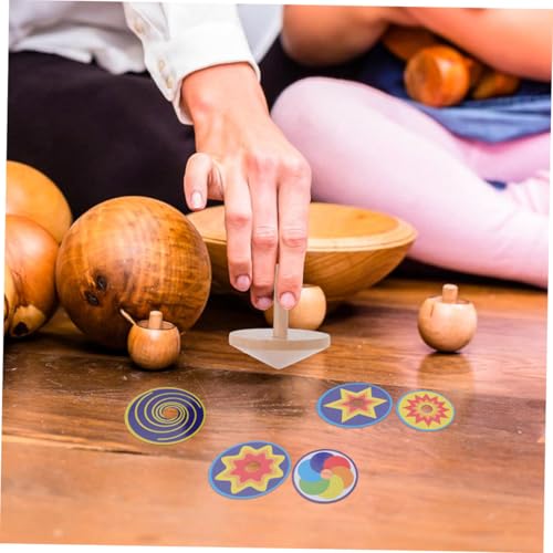 TOYANDONA 4 Sätze Holz Drehspielzeug für Langlebige Leichte Gyro Tops Tragbares Outdoor für Jungen und Mädchen Sicher und Einfach zu Bedienen TOYANDONA 4 Sätze Holz Drehspielzeug für Langlebige Leichte Gyro Tops Tragbares Outdoor für Jungen und Mädchen Sicher und Einfach zu Bedienen von TOYANDONA